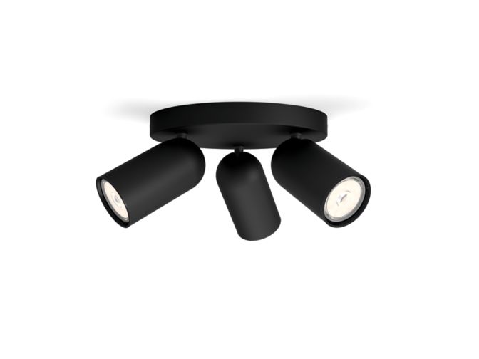 Close up of front of Pongee Ceiling/Wall Spotlight 3x