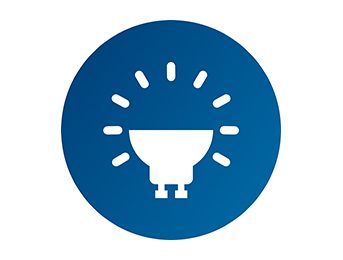 Homogeen lichtpatroon