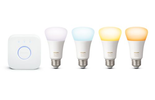 Hue Starter kit: 4 E26 LED Bulbs White Ambiance + Hue Bridge