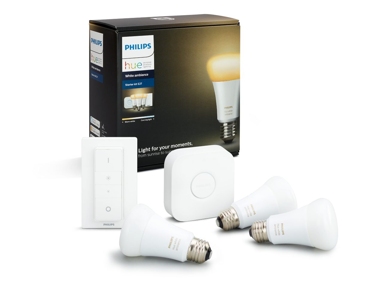 PHILIPS hue white ambiance 800 3個セット