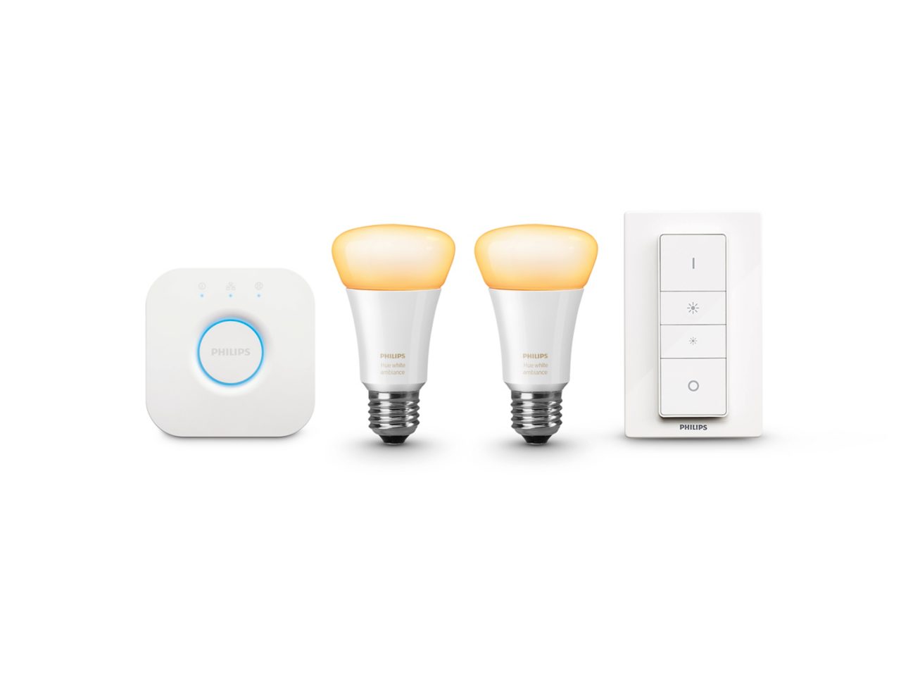 PHILIPS Hue White Ambiance Bulb スターターキット スターター セット E26 ホワイト グラデーション | Philips Hue JP