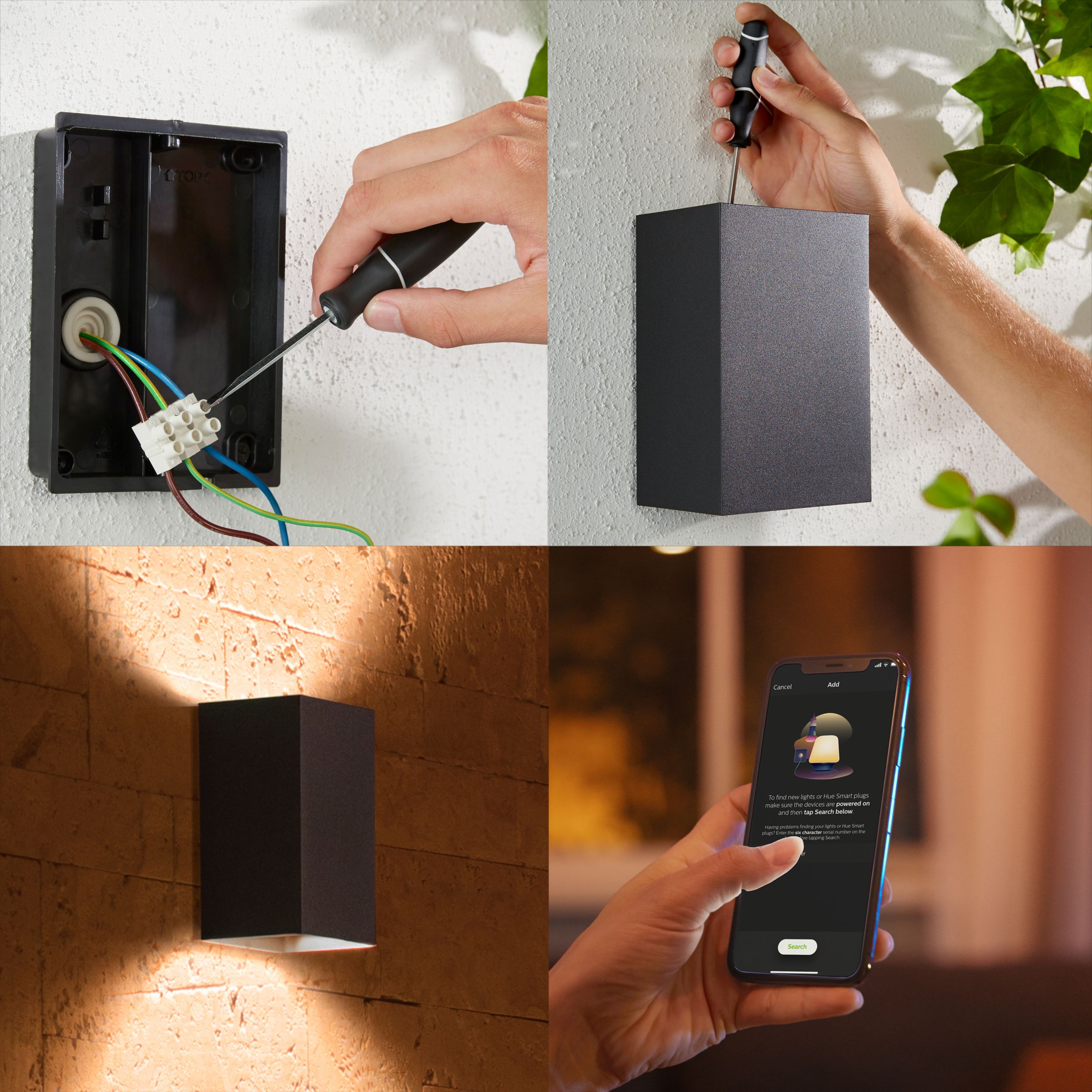 Philips Hue Resonate Outdoor Wall Light - Thumbnail 5