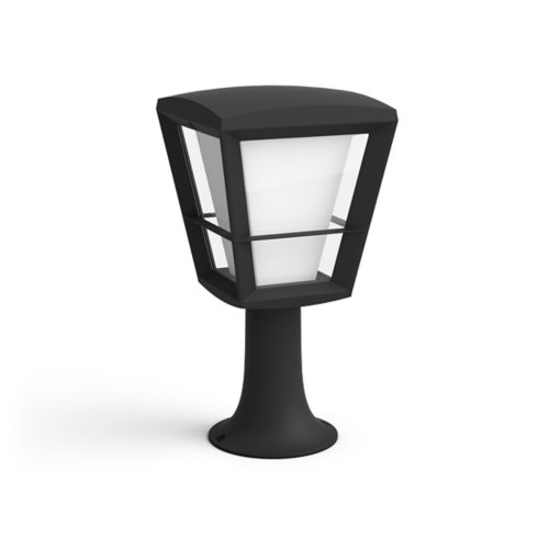 Hue Econic Outdoor Pedestal Light Black Philips Hue UK