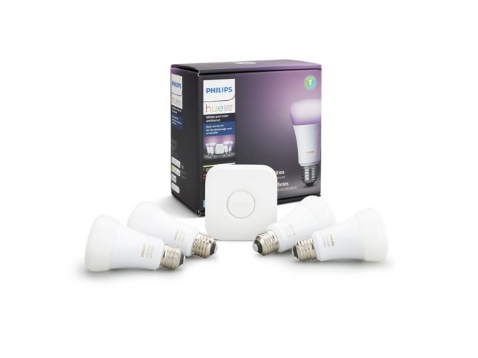 An image of product of the Hue White and color ambiance Starter kit E26