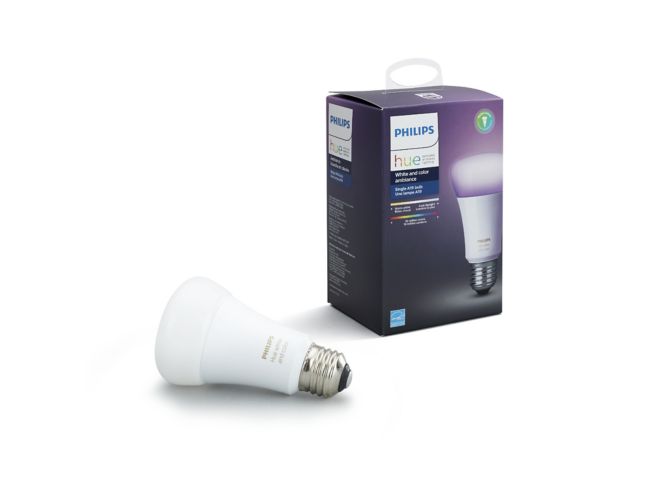 An image of product of the Hue White and color ambiance Single bulb E26