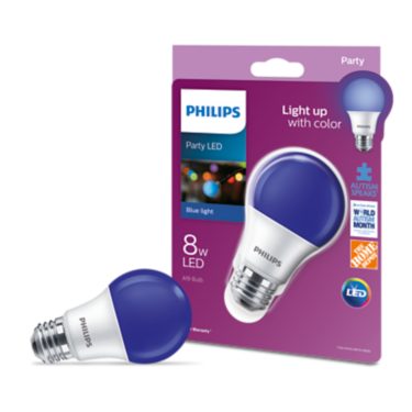 8W 60W E26 Blue Bulb 929001998005 Philips lighting