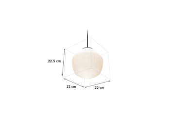 Dimension Drawing (without table) - DL GL1S PS E27 OT432WH300 ASI400 FBK BK