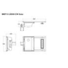 Dimension Drawing (without table) - BRP715 LED50 CW Solar