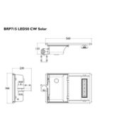 Dimension Drawing (without table) - BRP715 LED50 CW Solar