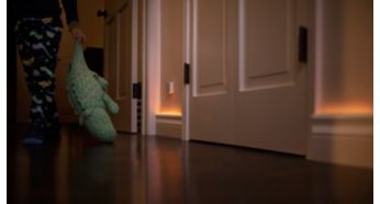 Включение интеллектуального освещения благодаря датчикам движения