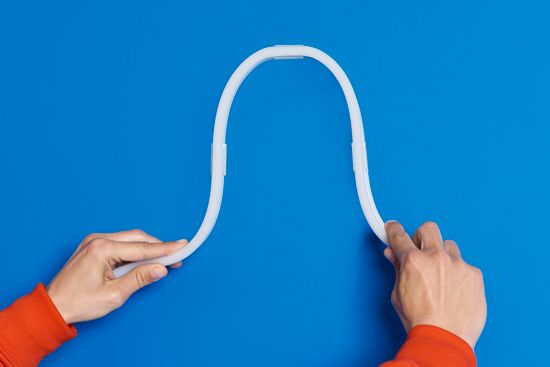 Create your own shapes with bendable light strips