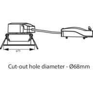 Dimension Drawing (without table) - RS060B G2 LDNR LED5-36/827 WH TW