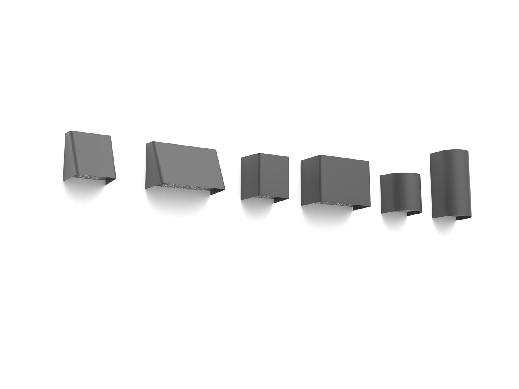 GeoForm cylinder medium LED wall sconce GCM