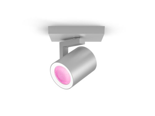 Hue White and Colour Ambiance Argenta single spotlight