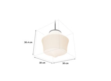 Dimension Drawing (without table) - DL GL2M PS E27 OT432WH300 ASI400 FBK BK