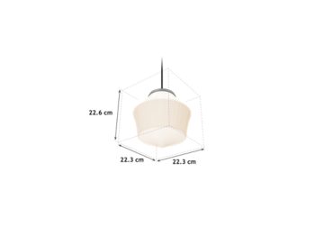 Dimension Drawing (without table) - DL GL2S PS E27 OT432WH300 ASI400 FBK BK