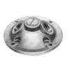 Round Cover For 4" Boxes With 3 Holes (1/2")