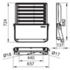 Dimension Drawing (without table) - BVP631 LED1107/757 820W S7 1-10V