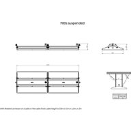 Dimension Drawing (without table) - BY581P 700S/840 DIA HE WB GC SI