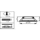 Dimension Drawing (without table) - DN027B G3 LED6/NW 6W 220-240V D100 RD