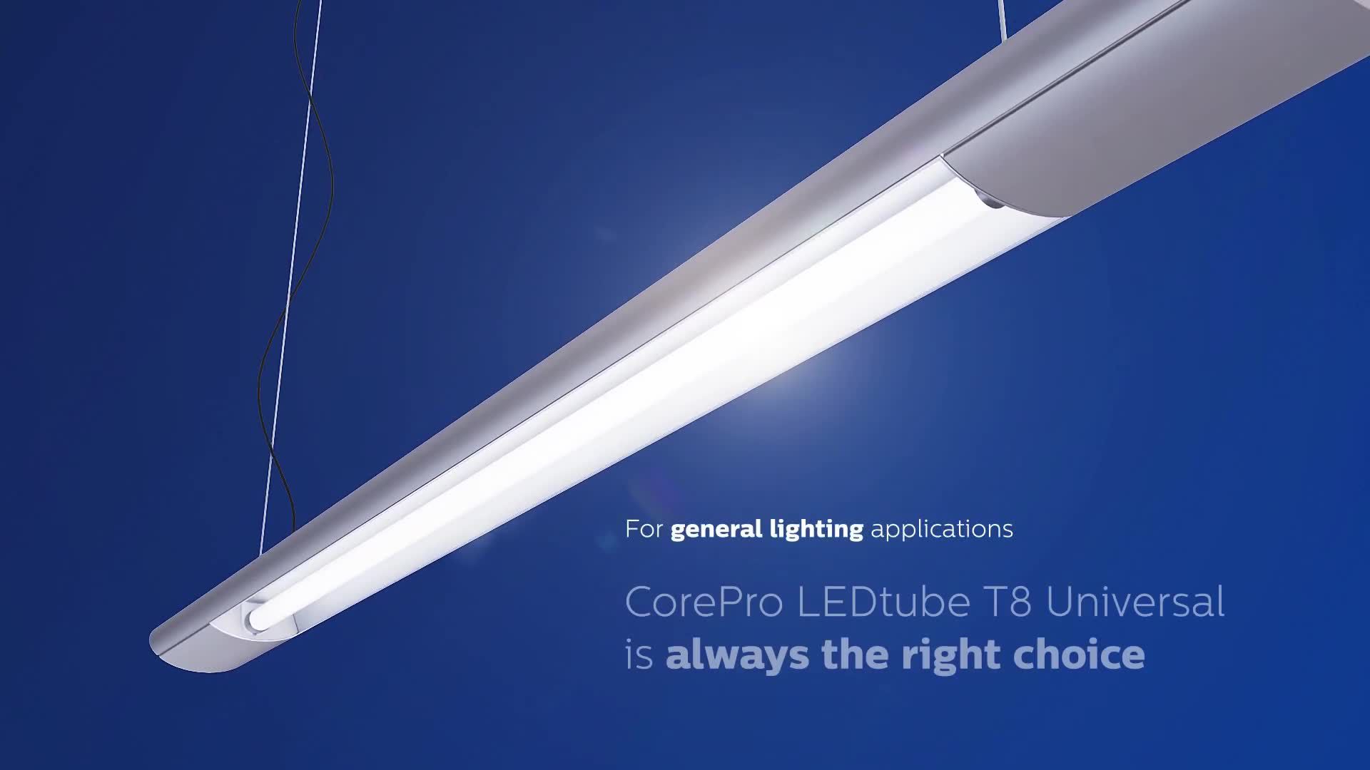 Philips Corepro LEDtube T8 (EM Mains) Standard Output 20W 2200lm