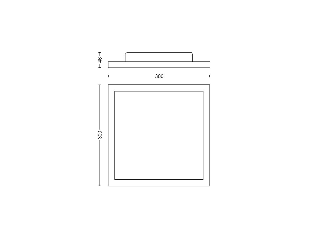 Plafoniera LED Philips Mauve Quadrata | 12W, Luce Calda 3000K, Bianca, Con Certificazione EyeComfort