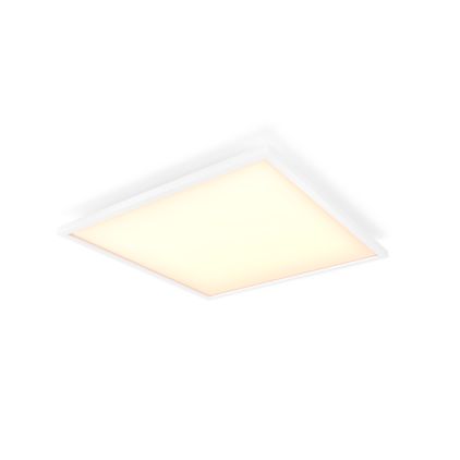 German:An image of product of the Aurelle quadratisches Panel 60x60 weiß + Dimmschalter