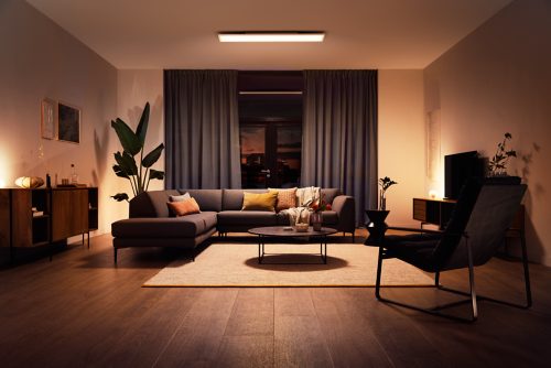 Panel rectangular para techo Aurelle blanco - White Ambiance