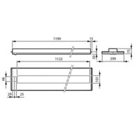 Dimension Drawing (without table) - RC453B 42S/940 DLO9010U4 L1200W300B30 SC