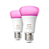 Hue White and Color Ambiance A60 — розумна лампа з цоколем E27 — 1100 (2 шт. в упаковці)