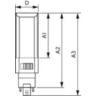  G24q Tube, single-ended Frosted