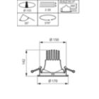 Dimension Drawing (without table) - RS781B 39S/830 WIA-E MB WH