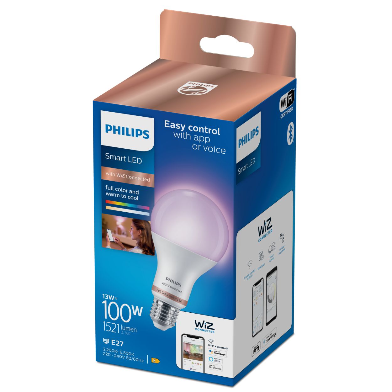 Philips Wiz Smart LED 13W E27 RGB - TH