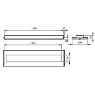 Dimension Drawing (without table) - RC453B 28S/UE840MXO9010ELP3 L1200W300B30