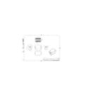 Dimension Drawing (without table) - BVP353 24LED 30K 220V L24 15