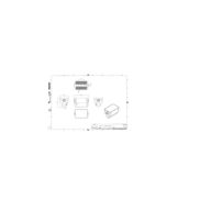 Dimension Drawing (without table) - BVP353 24LED 27K 220V L24 15 DMX