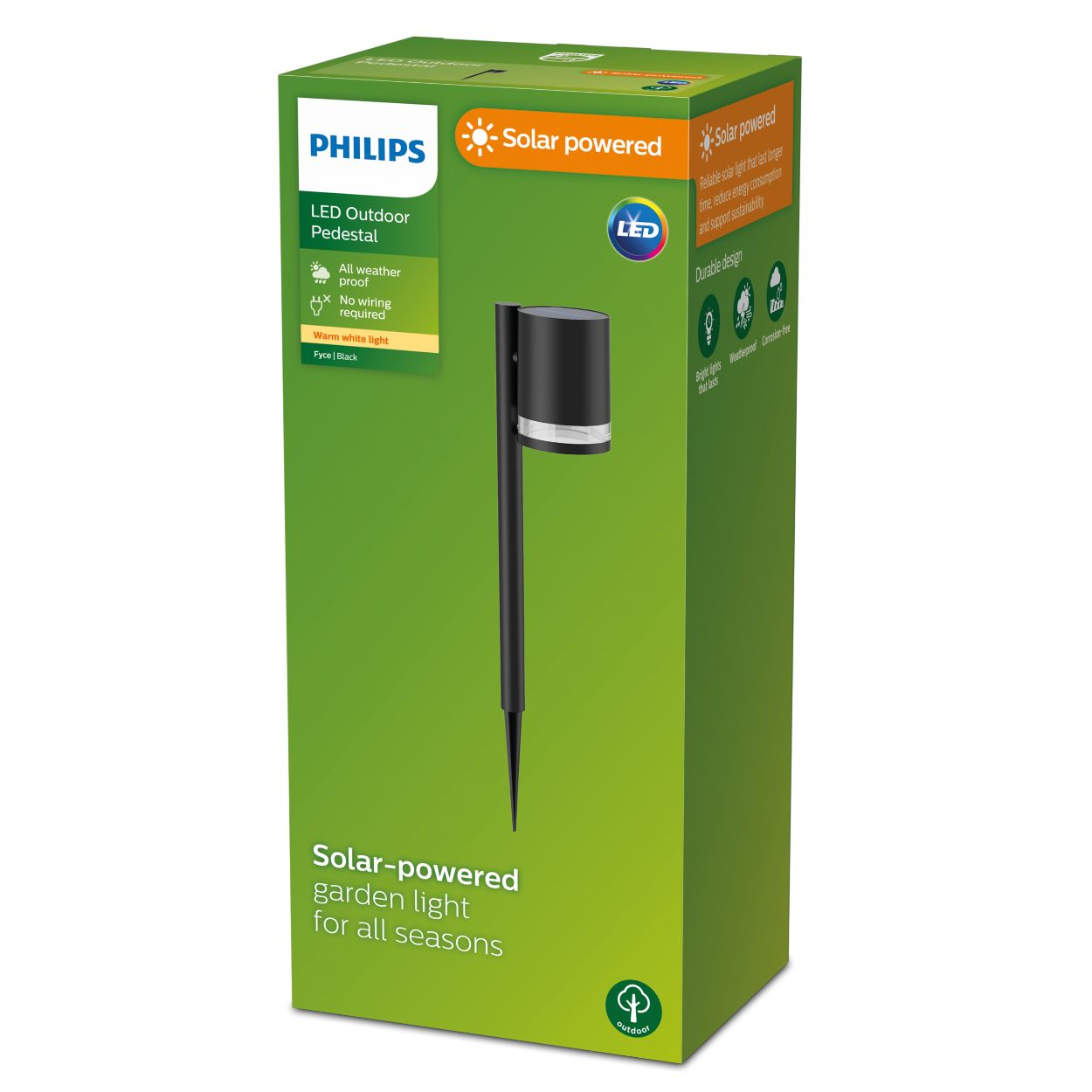 Außenleuchten Fyce Sockel-/Wegeleuchte, 1,5 W 8720169265561 | Philips