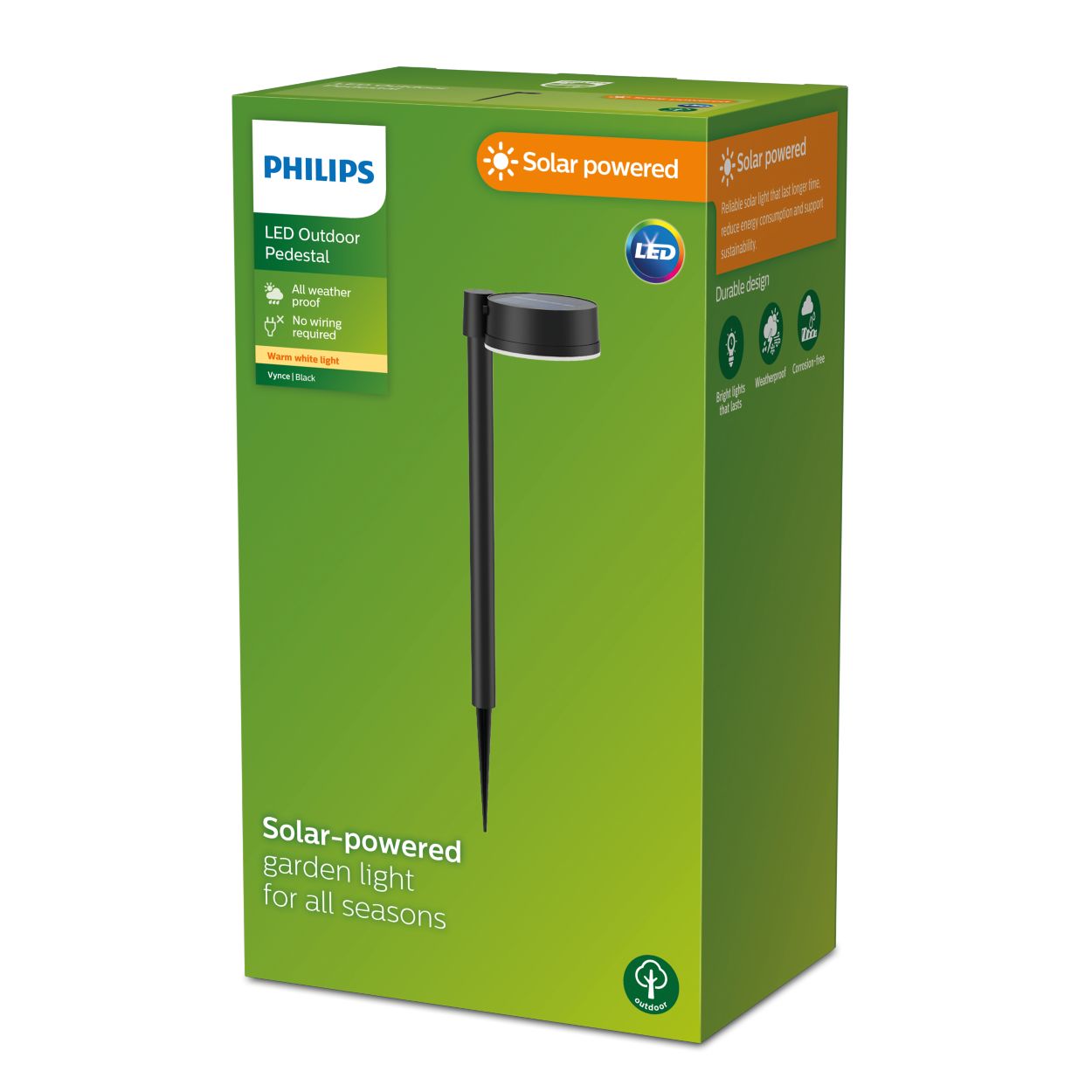 Außenleuchten Vynce Sockel-/Wegeleuchte, 1,5 W 8720169265646 | Philips