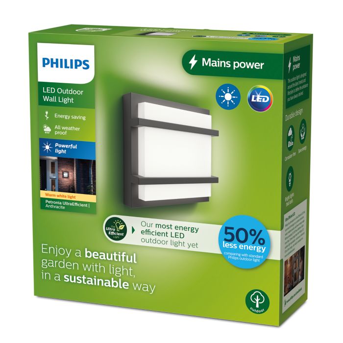 Außenleuchten Petronia Wandleuchte, 3,8 W 8720169276888 | Philips