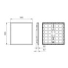 Dimension Drawing (without table) - RC132V G5 36S/840 PSD W60L60 OC W5