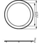 Dimension Drawing (without table) - DN065B G4 Trim Accessory D150 SI