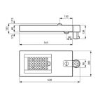 Dimension Drawing (without table) - BPP730 LED100-4S/722 II PSD D9 DM11 FG S