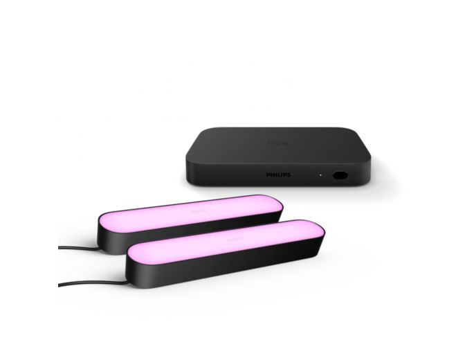 An image of product of the Pakke: Hue sync box + Play-lyslinjer