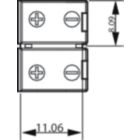 Dimension Drawing (without table) - LS tape-to-tape connector IP20 50pcs EU