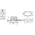 Dimension Drawing (without table) - RS150B  LED6-WB-/830 D78 PSR PI6 WH
