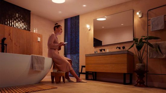 ▷ Philips Hue White ambiance Plafonnier de grande taille Devere