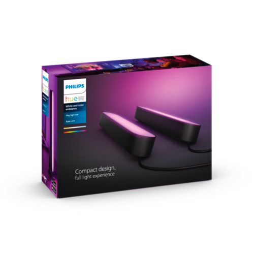Cosquillas Ciro Abigarrado Hue White and Color Ambiance Pack doble barra de luces Play | Philips Hue ES
