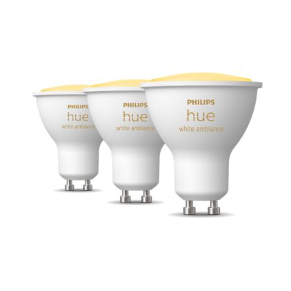 German:An image of product of the Hue White Ambiance 3er-Pack GU10
