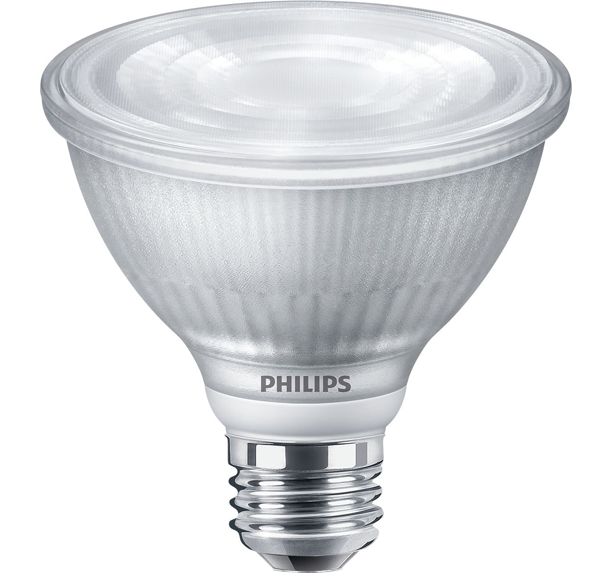 Dimmable LED spot with a focused bright beam
