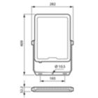 Dimension Drawing (without table) - BVP165 LED165/830 PSU 150W SWB CE